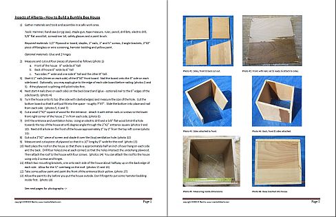 Building a Bumble Bee House